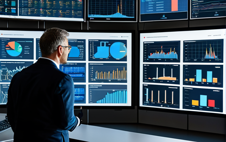 Predictive Analytics for Workplace Safety**
"A modern factory control room with large screens displaying real-time data visualizations and AI-powered risk assessments. Engineers in professional attire are analyzing the data. The scene emphasizes advanced technology used for accident prediction and prevention. Focus on data visualization, clear display panels, and a sense of proactive safety management. Safe for work, appropriate content, fully clothed, professional, modern, perfect anatomy, correct proportions."
**